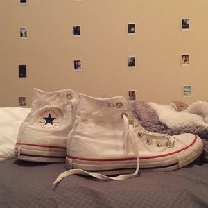 White high top converse